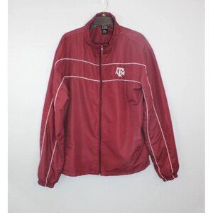 Texas A&M Aggies Colosseum Athletics Wind Jacket Mens XXL Red Full Zip Sporty